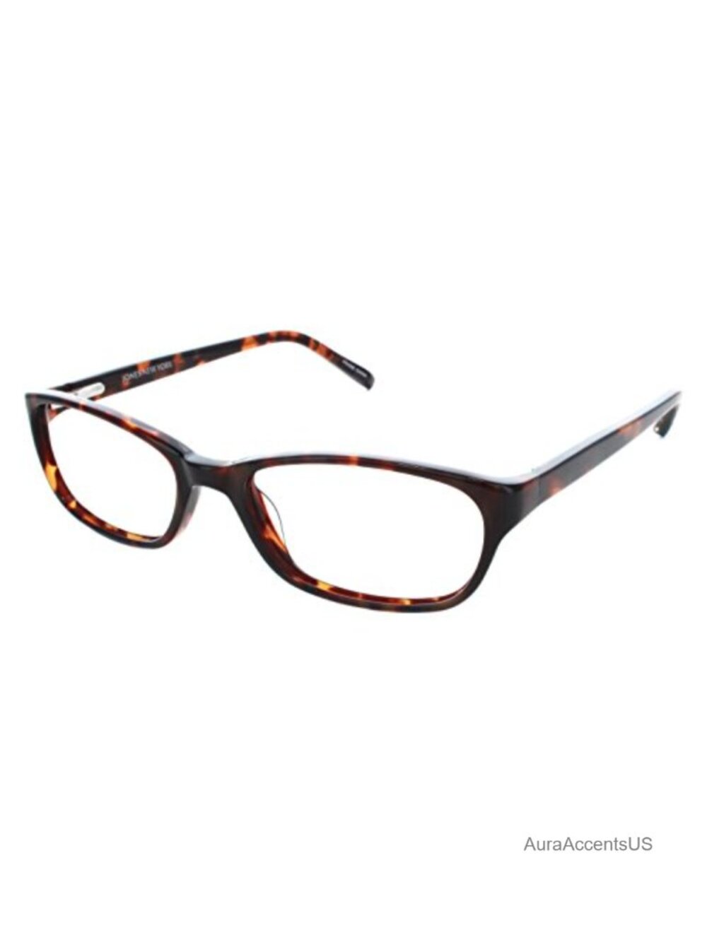 Modified Oval Spring Hinge Plastic Eyeglasses Frame 54-16-138 Adult